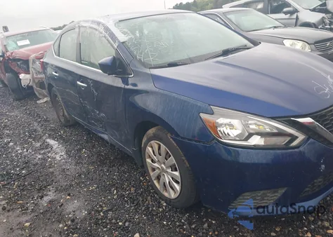 2016 Nissan Sentra S z USA, uszkodzony, nr VIN 3N1AB7AP3GY225812